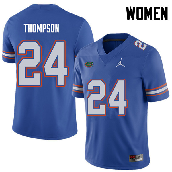 Jordan Brand Women #24 Mark Thompson Florida Gators College Football Jerseys Sale-Royal